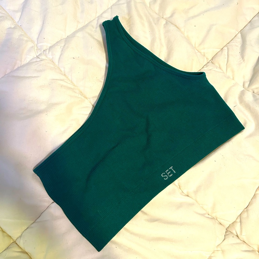 Set active one shoulder bra